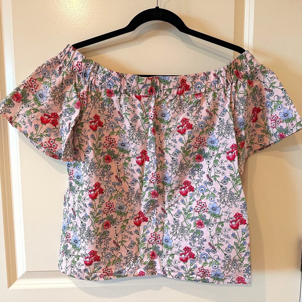 Brooks Brothers Size 2 Floral Top